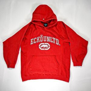 Y2K Ecko Unltd Embroidered Spellout Hoodie - XL